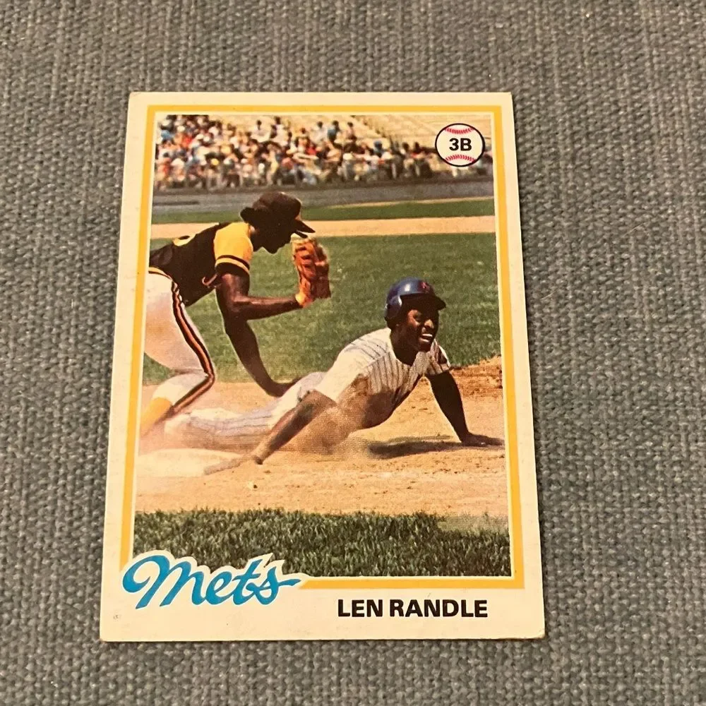 1978 Topps New York Mets Baseball Card Trading Card